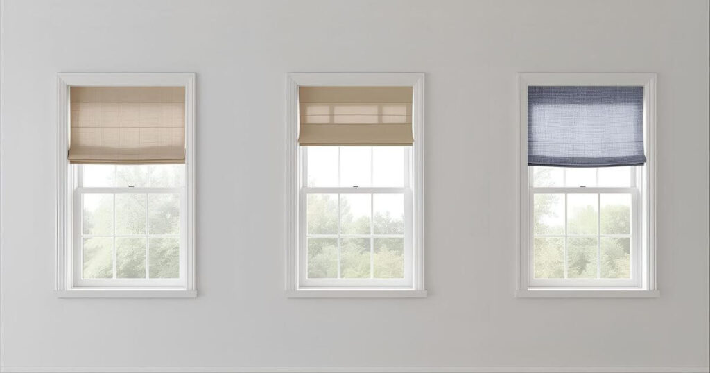 Modern window treatment alternatives: roller, roman, and sheer shades