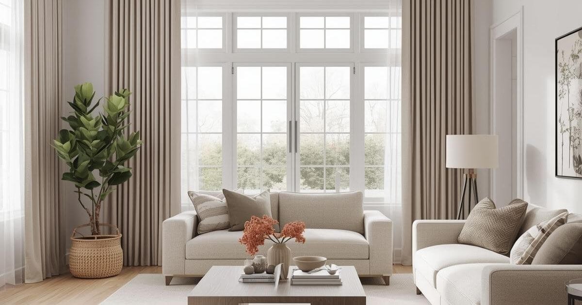 How to choose curtains based on wall paint for modern home interiors